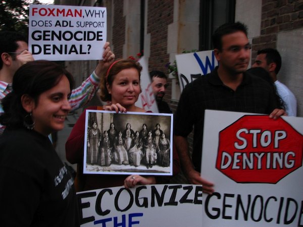 Armenian Genocide Denial Protest