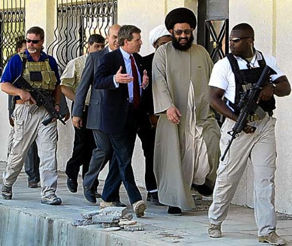 Body guards in Iraq
