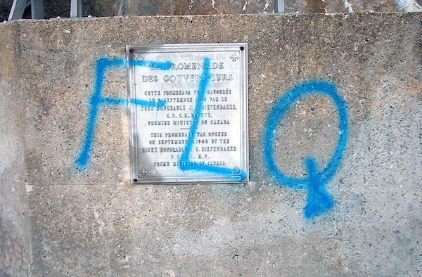 FLQ graffiti