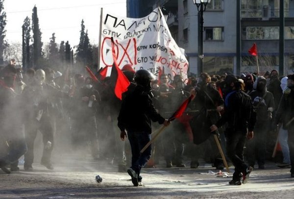 2007: Greece - Demonstrations and clashes: more than half of all universities in Greece are occupied and on strike to oppose changes being made to the constitution that would affect universities. Anarchists equipped with gas masks, wooden poles and Molotov Cocktails clashed with Greek riot police."