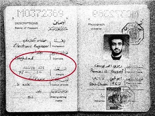 Iraq Passport Ramzi Yusuf