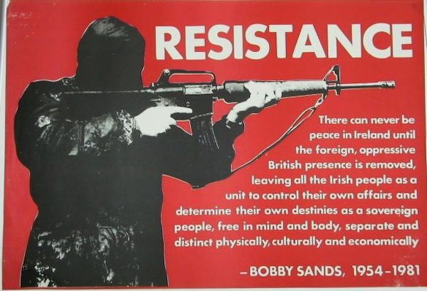 Bobby Sands a member of the IRA (Irish Republican Army) was in prison serving a 14 year sentence for firearms possession.