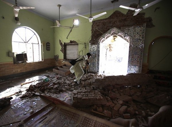 Suicide bombing of Mosque in Pakistan
