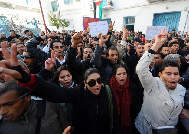 tunisa protest