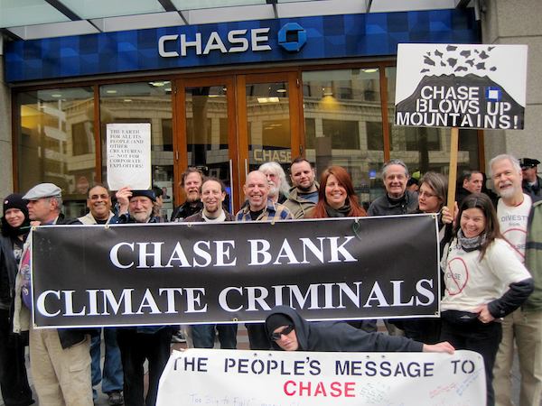Chase Bank Protest