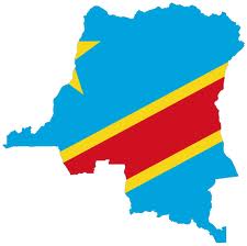 Congo flag map