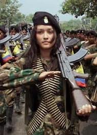 FARC female soldier