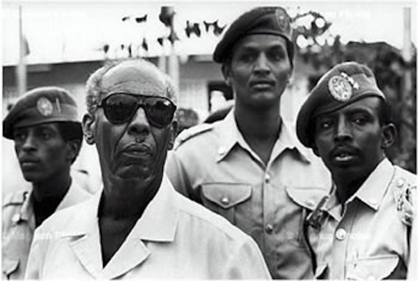 GENERAL MOHAMMED SAID BARRE and his body guards 1990