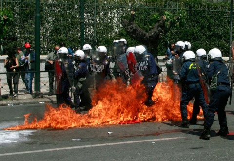 Greece demonstration