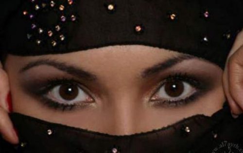 Saudi women's eyes