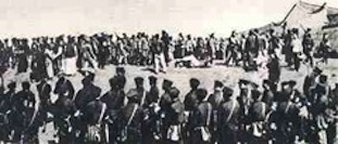 Qing Army surrendering to the revolutionaries