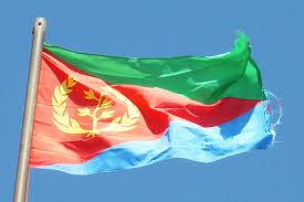 Eritrea flag waving