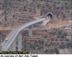 Jerusalem's tunnel road