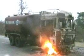Naxalite truck bombing