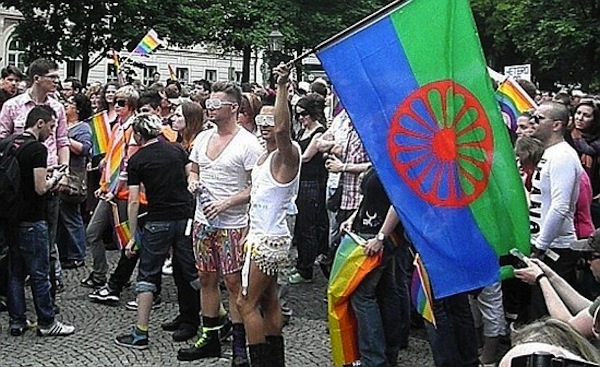 Skinheads attacked gay rights supporters Saturday, wounding at least two people and forcing the cancellation of the first-ever gay parade in the Slovak capital of Bratislava.