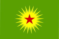 Kurdish Communities Union flag