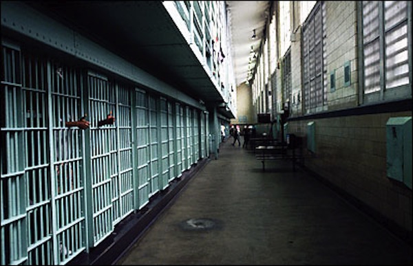 House of Detention for Men on Rikers Island in New York.