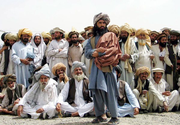 Nek Muhammad with elders