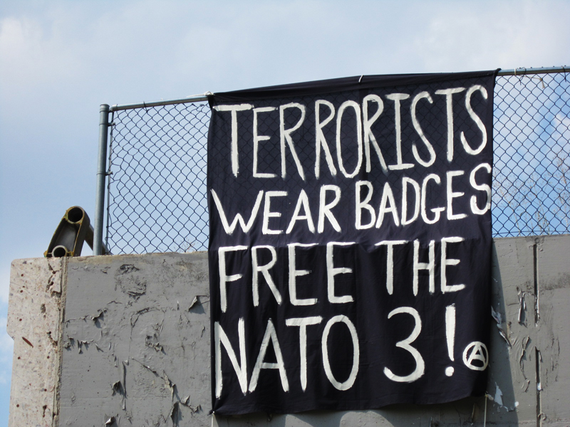 NATO 3 protest