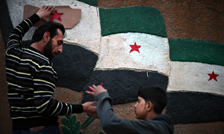 Azaz-Syria-flags--008