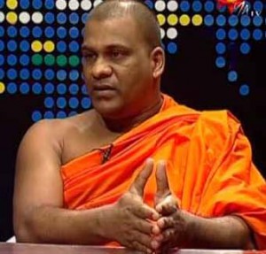 Sri LankaGalagoda-Aththe-Gnanasara-general-secretary-of-the-Buddhist-extremist-Bodu-Bala-Sena-on-Helabima-TV-Hiru