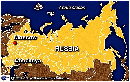 Chechen-russia-map