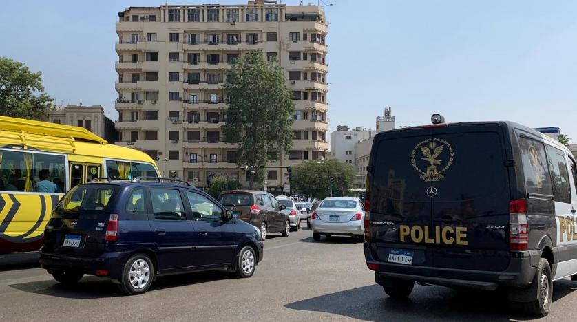 a_police_vehicle_patrols_cairo_egypt_september_21_2019