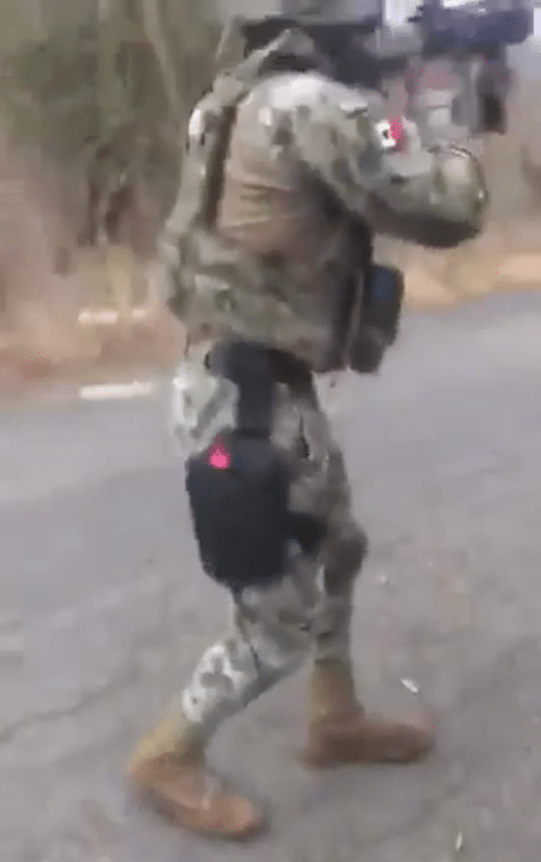 (Video/Cartel Activity) Two Mexican Marine Corps soldiers assigned to ...