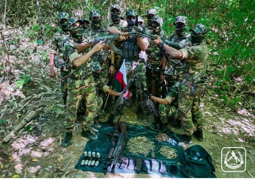 Arakan Rohingya Salvation Army Images of Fighters with Heavy Weapons