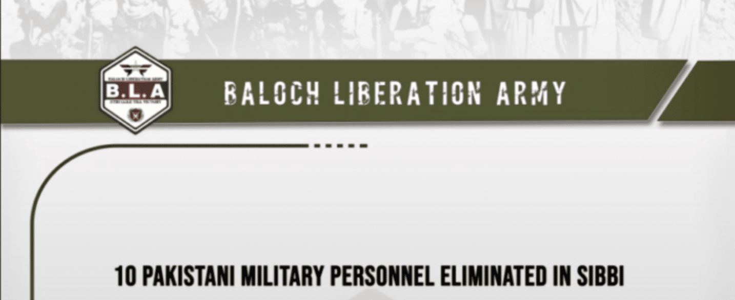 (Claim) Baloch Liberation Army (BLA) Bombs Military Convoy in Sangan area of ​​Sibbi, Balochistan, Pakistan - 15 March 2022