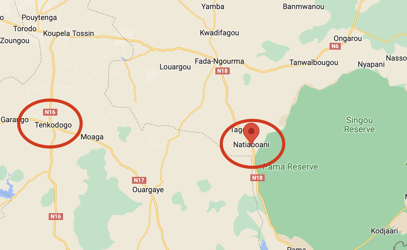 Tenkodogo and Natiaboani in Est Region