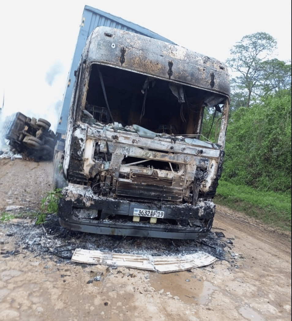 Islamic State Central Africa (ISCA): Militants Set Up An Ambush, Raze Multiple Vehicles On The Road Linking Kasindi And Butembo, North Kivu, Congo (DRC)