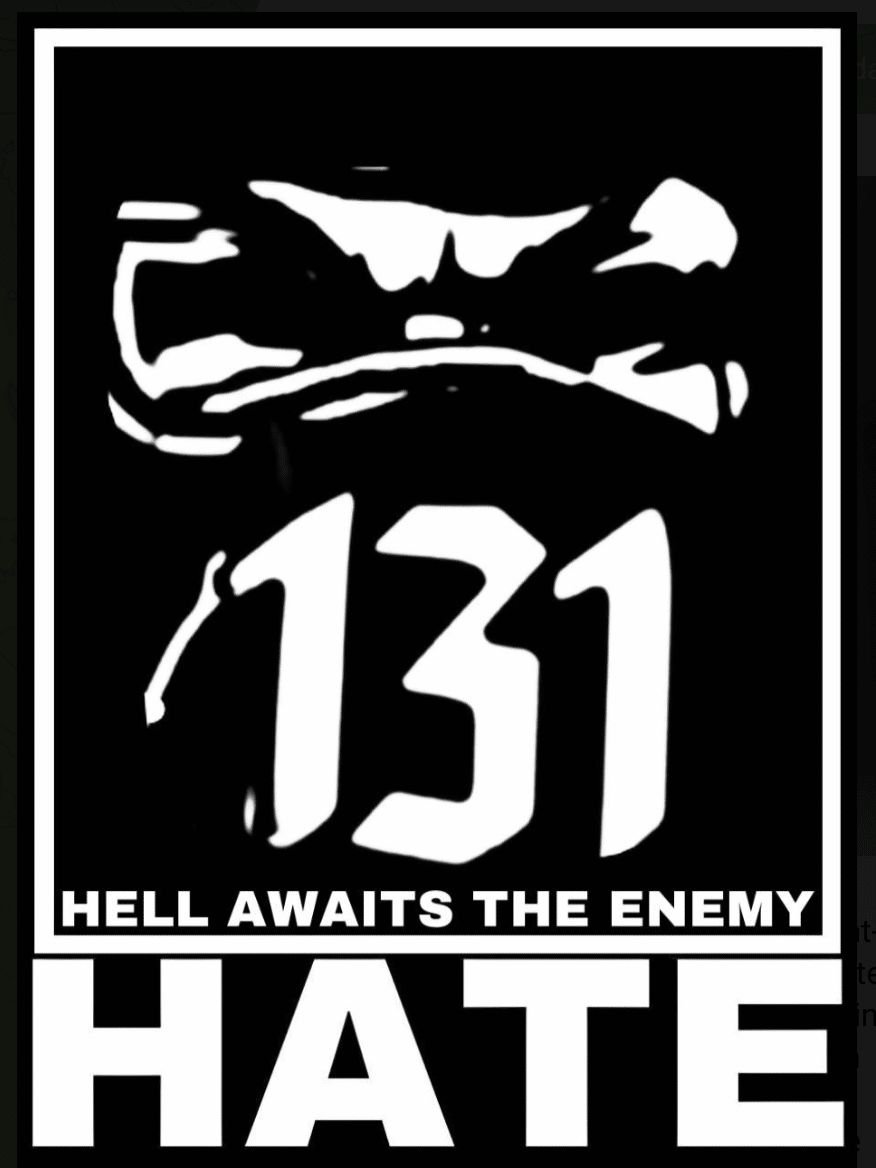 NSC 131 Crew Circulates Message "Hell Awaits The Enemy, HATE"