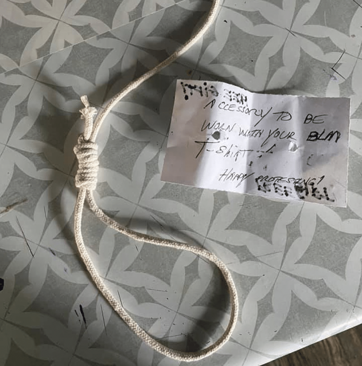 Police in Saginaw are investigating a possible racially motivated crime after a family found a noose and note on Sunday, July 12, 2020 in a vehicle outside their North Carolina Street home.
