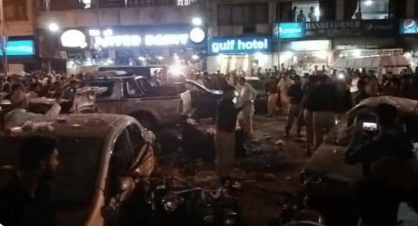Ball Bearing Bomb Targets Urban Saddar Bazaar Neighborhood, Karachi, Pakistan - 12 May 2022