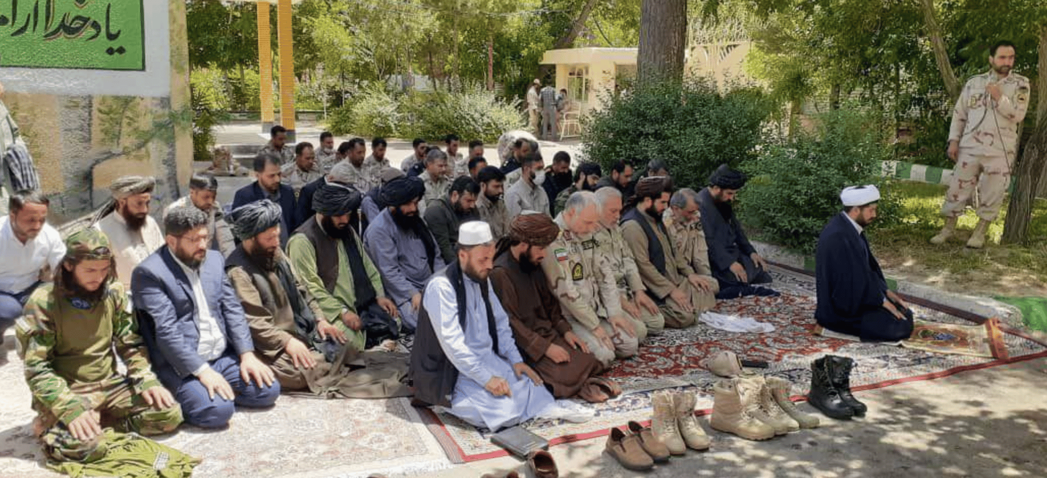 Iranian Delegation Meet With Taliban (IEA) Agree To Fortify Borders Against Islamic State Khurasan (ISK) in Taybad, Afghanistan - 12 May 2022