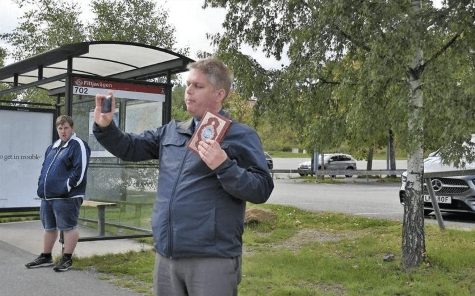 Right Wing Extremist, Rasmus Paludan, Staged Quran Burnings in Frölund, Boras and Trollhättan, Västergötland Province, Southwestern Sweden