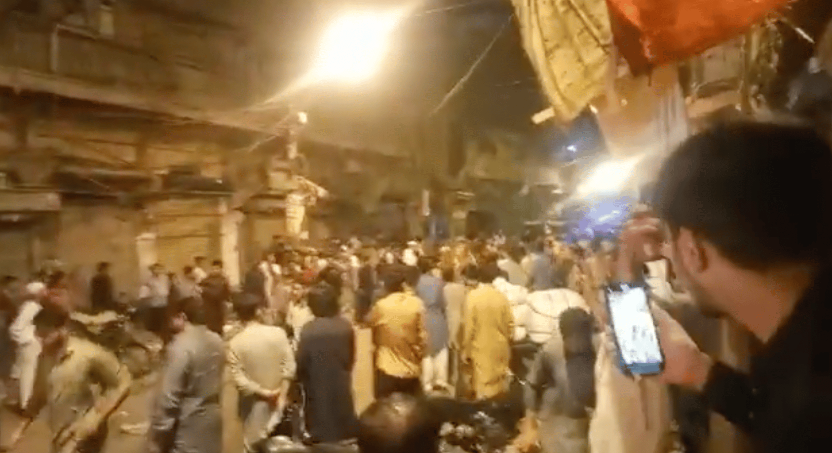 Bomb at Market Near New Memon Mosque in Kharadar Area of Karachi, Sindh, Pakistan