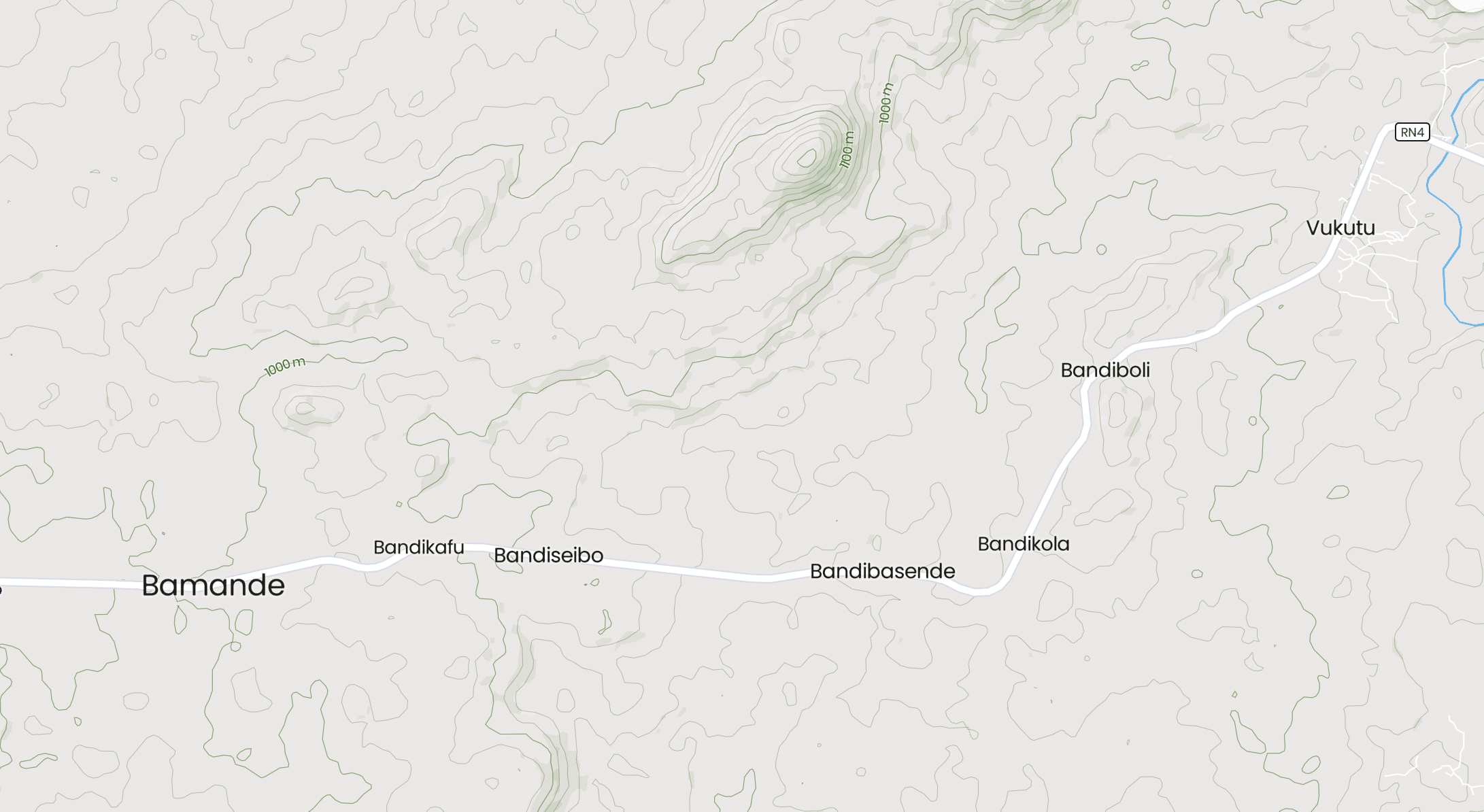 villages of Bamande, Balimali and Bandikafu on the road linking Komanda-Mambasa