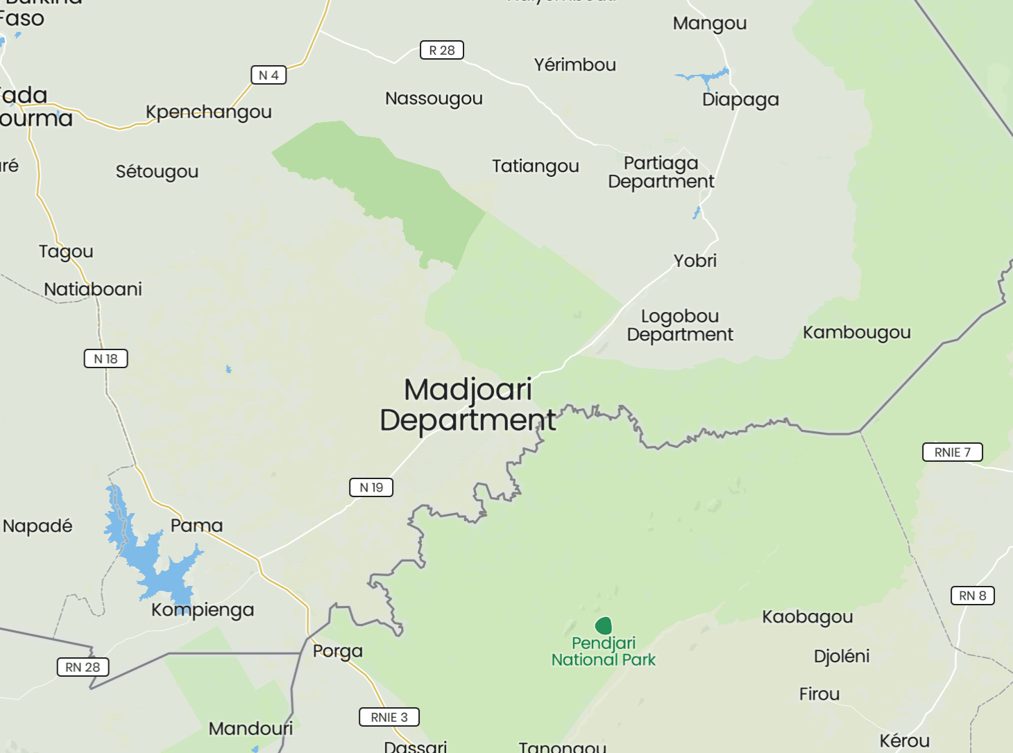 Madjoari Department of Kompienga Province, Est Region, Burkina Faso