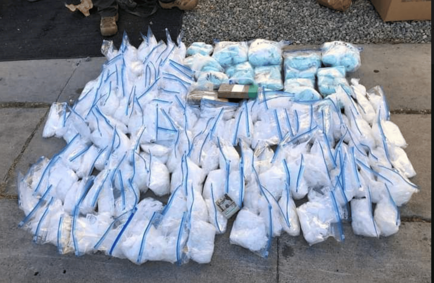 Authorities Seize Large Quantities of Fentanyl and Meth Worth $3MIL UDS in Huntington Park, California, United States - 10 May 2022