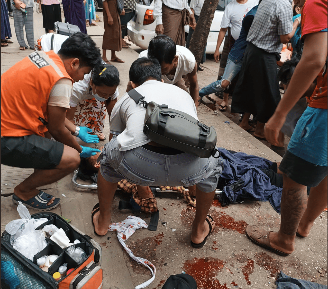 Bomb Kills One; Injures 9 in Kyauktada, Yangon, Myanmar - 31 May 2022