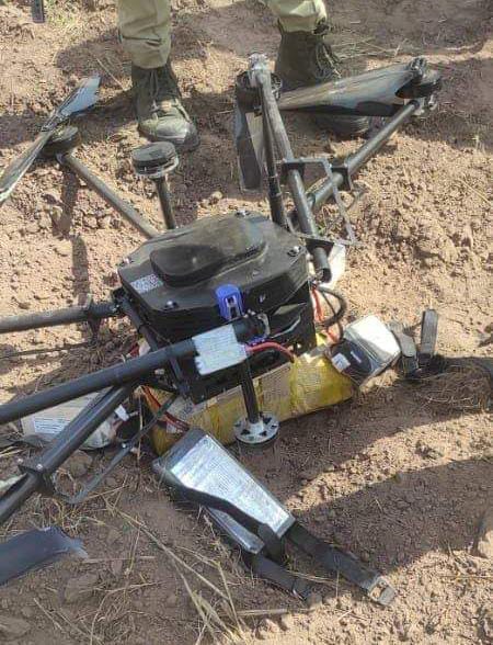 Drone Carrying Magnetic (Sticky) IEDs Shot Down in Talli Hariya Chak, Rajbagh, Kathua, Jammu and Kashmir