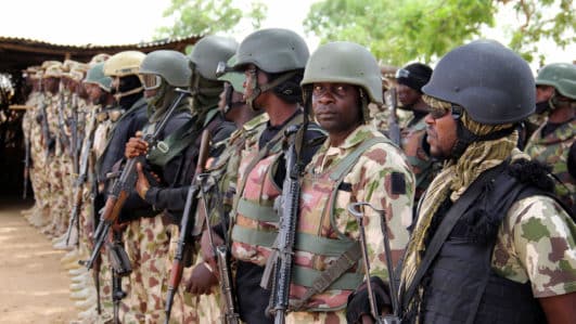 The Theatre Commander, Operation Hadin Kai (OPHK), Maj-Gen. Christopher Musa, has said that over a dozen Boko Haram terrorists were killed in the Lawan Minari axis, Konduga Local Council along Maiduguri/Damaturu road in Borno State.