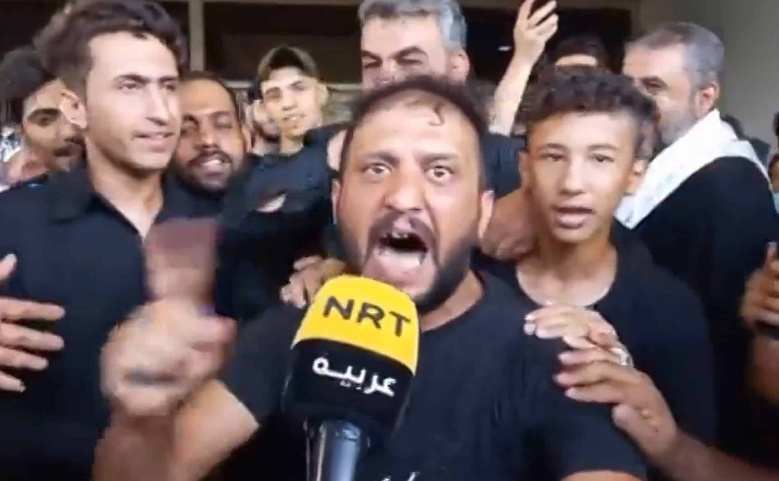 Muqtada al-Sadr Supporter Threatening to Use Suicide Bombs to Protect al-Sadr, Iraq - 1 August 2022