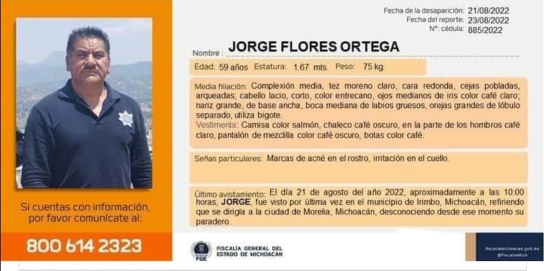 Director Ortega Missing Persons Alert