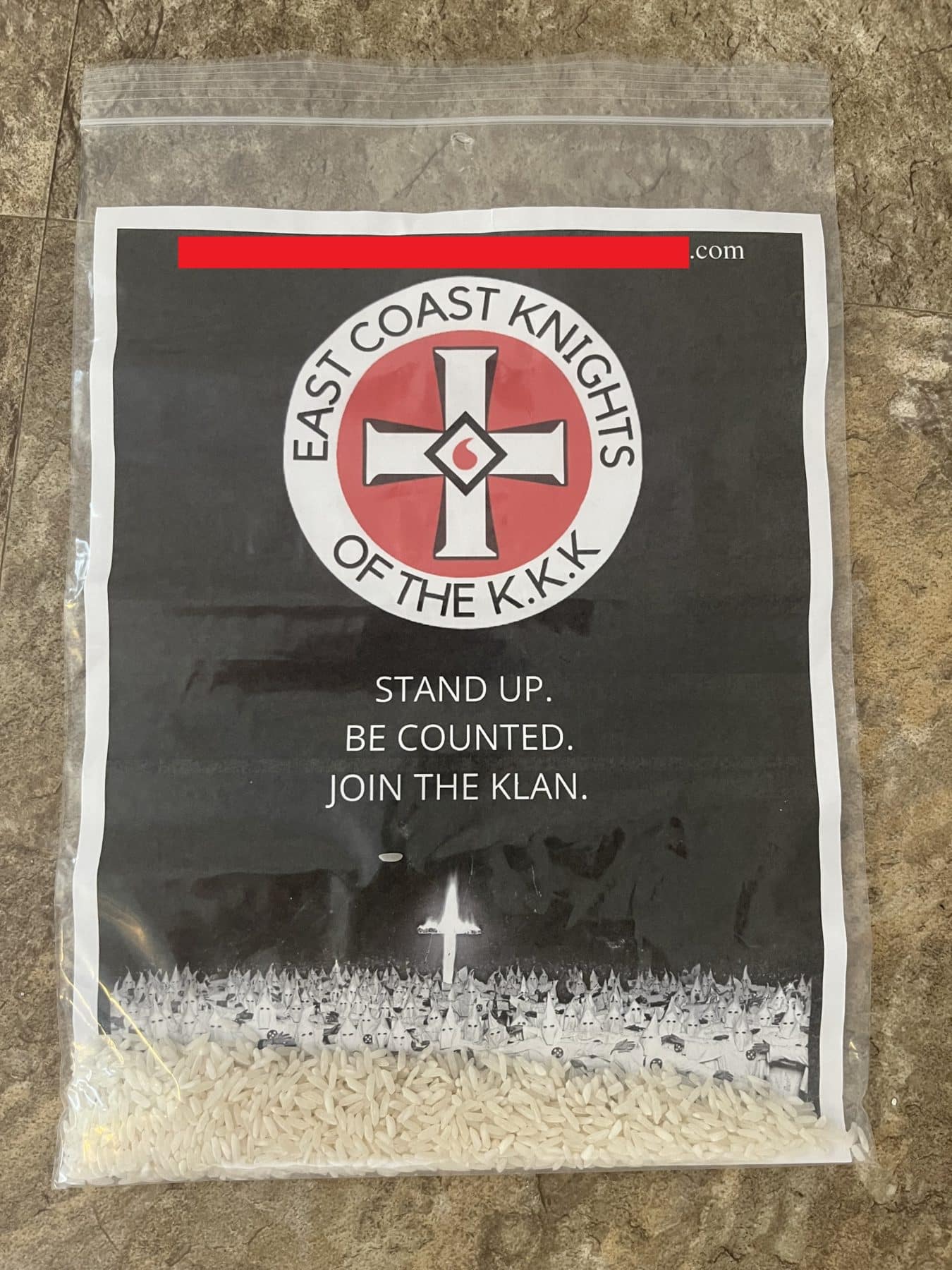 East Coast Knights Of The KKK Distribute More Flyers In Ohio