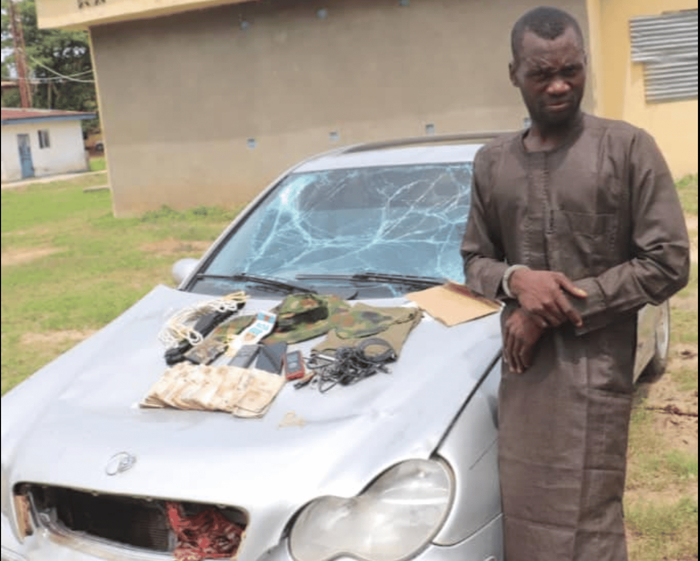 Man Arrested For Impersonating a Military Officer in Nasko, Magama LGA, Niger State, Nigeria - 31 July 2022