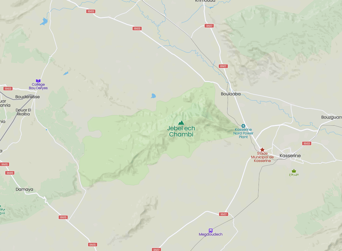 Jebel ech Chambi, Kasserine Region, Tunisia