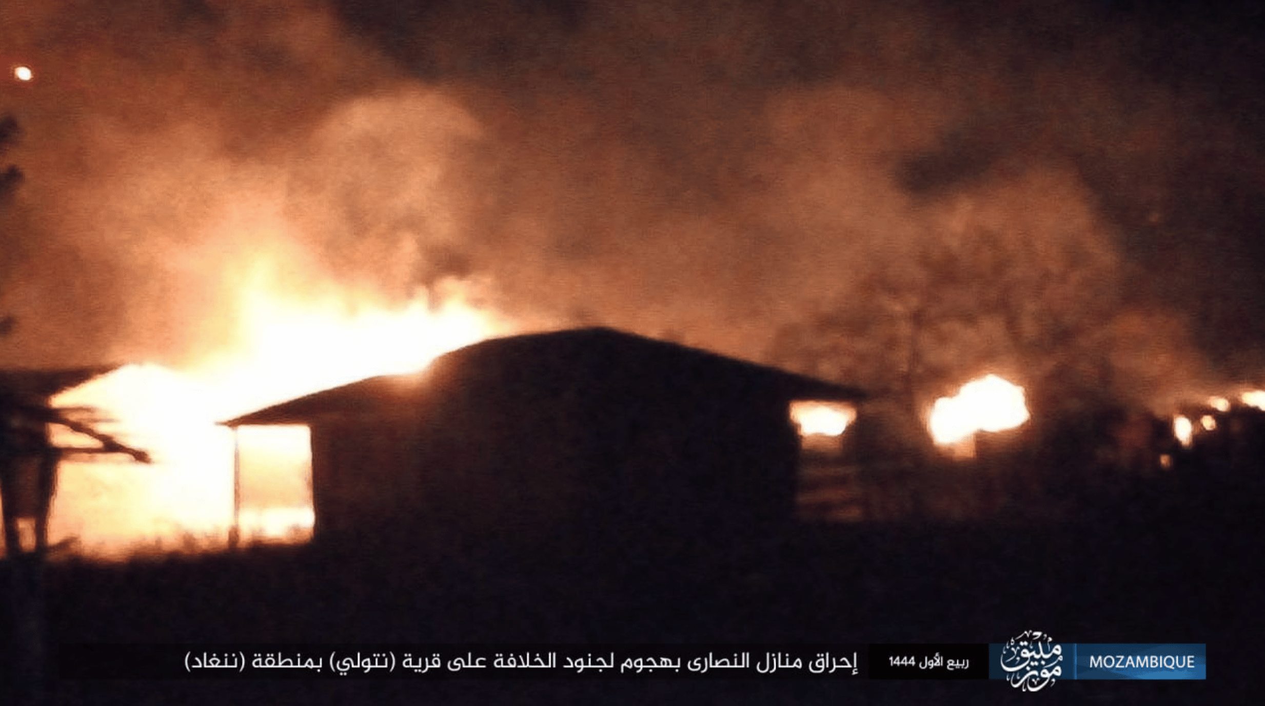 Islamic State Central Africa (ISCA/Shabaab Cult) Militants Armed Assault Attack on Ngalonga Village, Nangade, Cabo Delgado, Mozambique - 16 October 2022